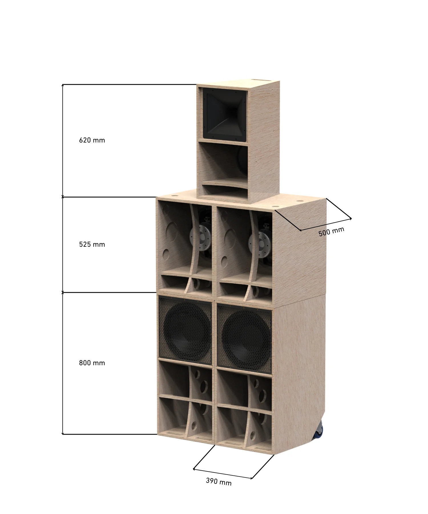 Faya 12-inch 4-Way Complete System - Image 5